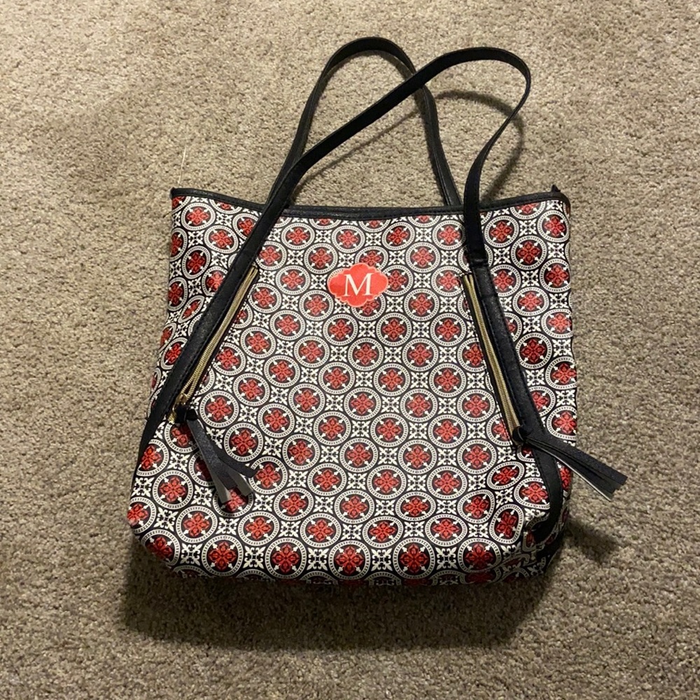 BRAND NEW TOTE BAG “M” initial